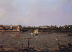 Chelsea College, the Rotonda, Ranelagh House and the Thames by Canaletto