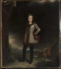 Childhood portrait of Adam Potocki by unknown