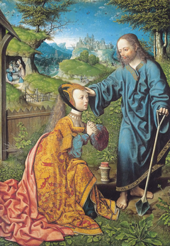 Christ and the Magdalene (Noli me tangere) by Jacob Cornelisz van Oostsanen