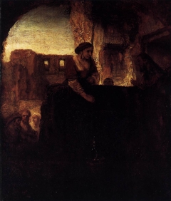 Christ and the Woman of Samaria by Rembrandt