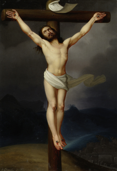 Christ on the Cross (after Van Dyck) by Anton Depauly