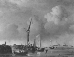 Coastal Scene by Willem van de Velde the Younger