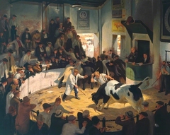 Commotion in the Cattle Ring by James Bateman