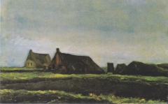 Cottages by Vincent van Gogh