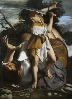 David and Goliath by Orazio Gentileschi