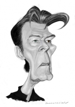 David Bowie sketch by Mark Hammermeister