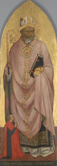 Der hl. Nikolaus von Bari mit Stifter by Agnolo Gaddi