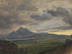 Der Hochstaufen bei Salzburg by Johann Georg von Dillis