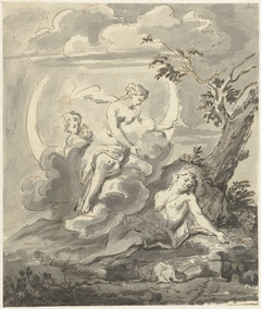 Diana en Endymion by Louis Fabritius Dubourg