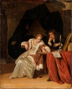 Domestic Scene by Adriaen van der Werff