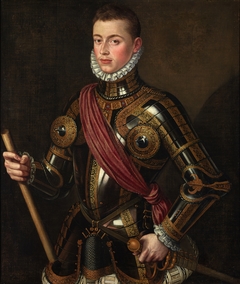 Don Juan of Austria armed by Alonso Sánchez Coello