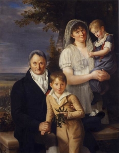 Dr Philippe Pinel (1745-1826) and his family by Marie-Anne-Julie Forestier