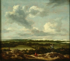 Dune Landscape with a Rabbit Hunt by Jacob van Ruisdael