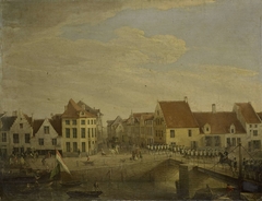 Dutch Troops passing through the Fortress of Dendermonde by Petrus Groenia