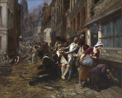 Episode of the Siege of Lille, 1792 by Gaston Mélingue