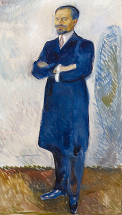 Ernest Thiel by Edvard Munch