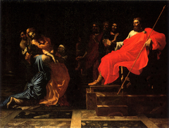 Esther before Ahasuerus by Nicolas Poussin