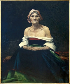 Etude de vieille femme by Alfred Agache