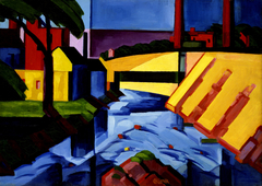 Evening Tones by Oscar Florianus Bluemner