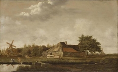 Farm near a Village by Govert Dircksz Camphuysen