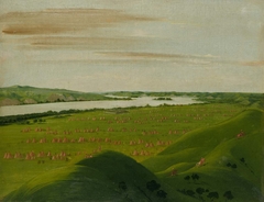 Fort Pierre, Mouth of the Teton River, 1200 Miles above Saint Louis by George Catlin