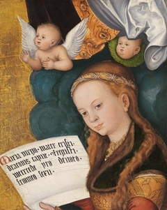 Fragment vom "Prager Altar": Hl. Margaretha by Lucas Cranach the Elder