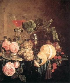 Fruit and Flowers by Jan Davidsz. de Heem