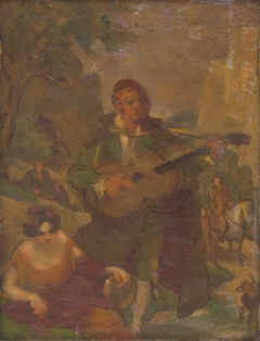 Guitarist by Milan Thomka Mitrovský