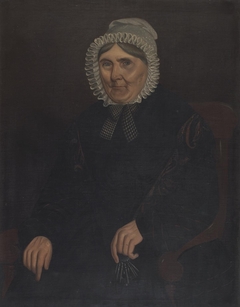 Half length portrait of woman by William Roos