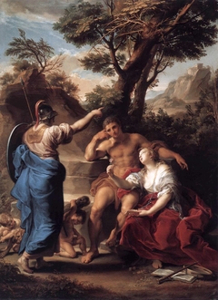 Hercules at the Crossroads by Pompeo Batoni