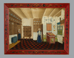 Hindelooper interieur, 1855–1900 by anonymous painter