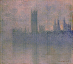 Houses of Parliament, Symphony in Rose by Claude Monet