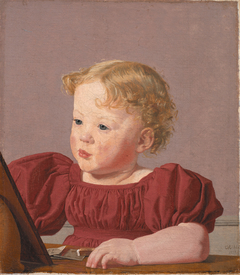 Ida Thiele, the future Mrs Wilde, as a Child by Christen Købke