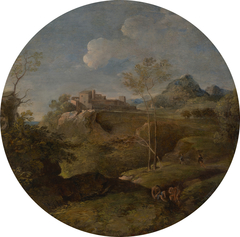 Ideale Landschaft by Johann Georg von Dillis