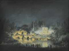 Illumination of the Belvedere Pavilion by Claude-Louis Châtelet