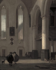 Interior of a Protestant Church by Emanuel de Witte