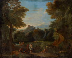 Italian Landscape by Jan Frans van Bloemen