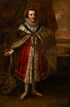 James VI & I, King of Great Britain (1566-1625) by Jacob de Wet II