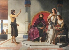 John the Baptist reproving Herod by John Rogers Herbert