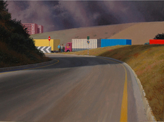 Joining the Ring Road by Jeffrey Smart