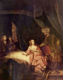 Joseph accused by Potiphar's wife by Rembrandt