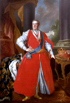 King August III in Polish costume by Louis de Silvestre by Louis de Silvestre