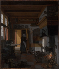 Kitchen Interior by Emanuel de Witte