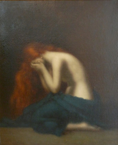 Kneeling Mary Madaglene by Jean-Jacques Henner