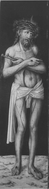 Kreuzigungstriptychon: Schmerzensmann by Lucas Cranach the Elder