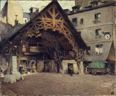 L'Auberge du Compas-d'Or, rue Montorgueil by Henri Dabadie