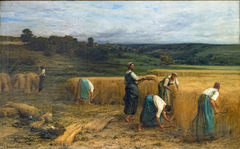 La moisson by Léon Augustin Lhermitte