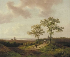 Landscape in Guelders by Barend Cornelis Koekkoek