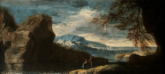 Landscape with a Rock by Salvator Rosa