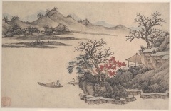 Landscape with Autumn Foliage by Shen Zhou